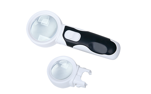 Magnifier With Two Lenses